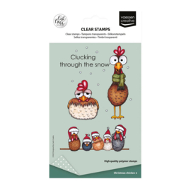 Vaessen Creative • Clear Stamps Kerstkippen 1 12st. CAR0103