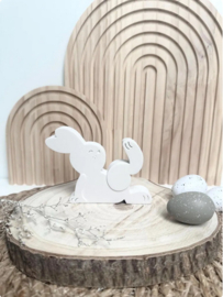Silikonform Hase mit erhobener Pfote
