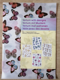 Vellum mit Mustern A4 120 grms