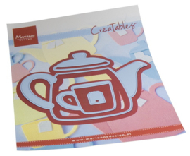 Creatables stencil Teapot & glass LR0803