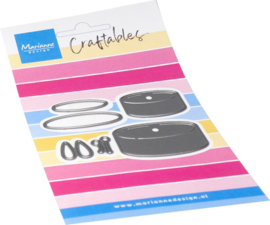 Craftables stencil Tea lights CR1689