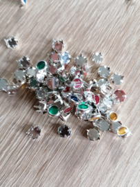 Nür 50 strass steinen mini Mix Farben