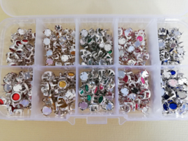 Strass steentjes assortimentsdoosje gekleurd