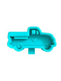 Silikonform Pick-up-Auto mit Aussparung