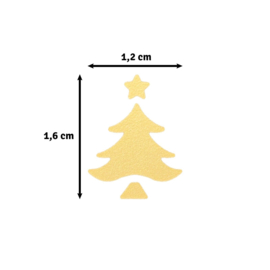 Stanzer  3/8 " Weihnachtsbaum  13x16 mm 21436-066