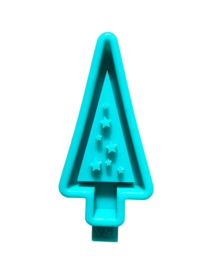 Silikonform Weihnachtsbaum mit Sternen groß