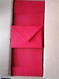 C6 Enveloppen 500 stuks Rood
