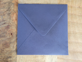 Vierkante enveloppen 14 x 14 Marineblauw 10 stuks
