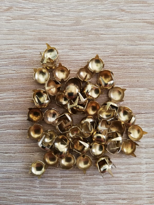 Decorative Knöpfe Gold klein runde