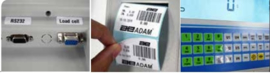 ADAM Telweegschaal met labelprinter BCT 150