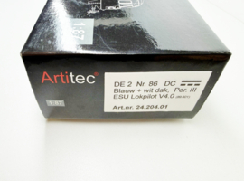 Artitec 24.204.01 Treinstel NS DE 2 Nr. 86 blauw + wit dak (Digitaal) in ovp