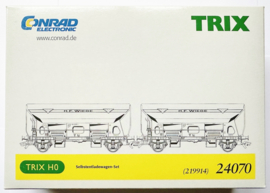 Trix 24070 Wagenset zelflossers 'H.F. Wiebe' DB in ovp