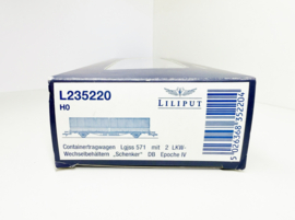 Liliput L235220 Containerwagen DB in ovp