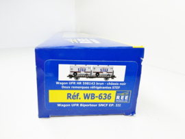 REE Modeles WB-636 Open goederenwagen SNCF in ovp