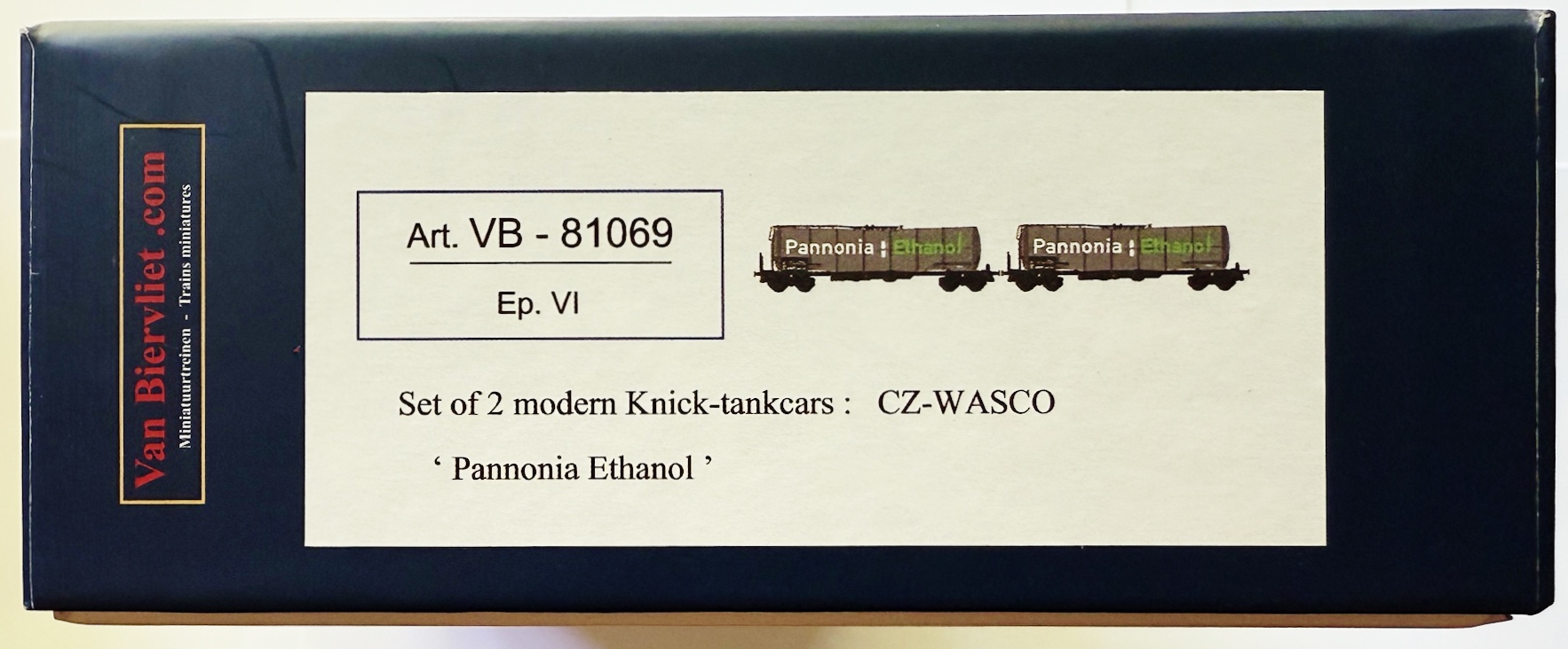 B-Models / Van Biervliet VB - 81069 Ketelwagenset 'Pannonia Ethanol' in ovp