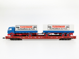 Fleischmann 5275 Dieplader rollende landstrasse DB in ovp
