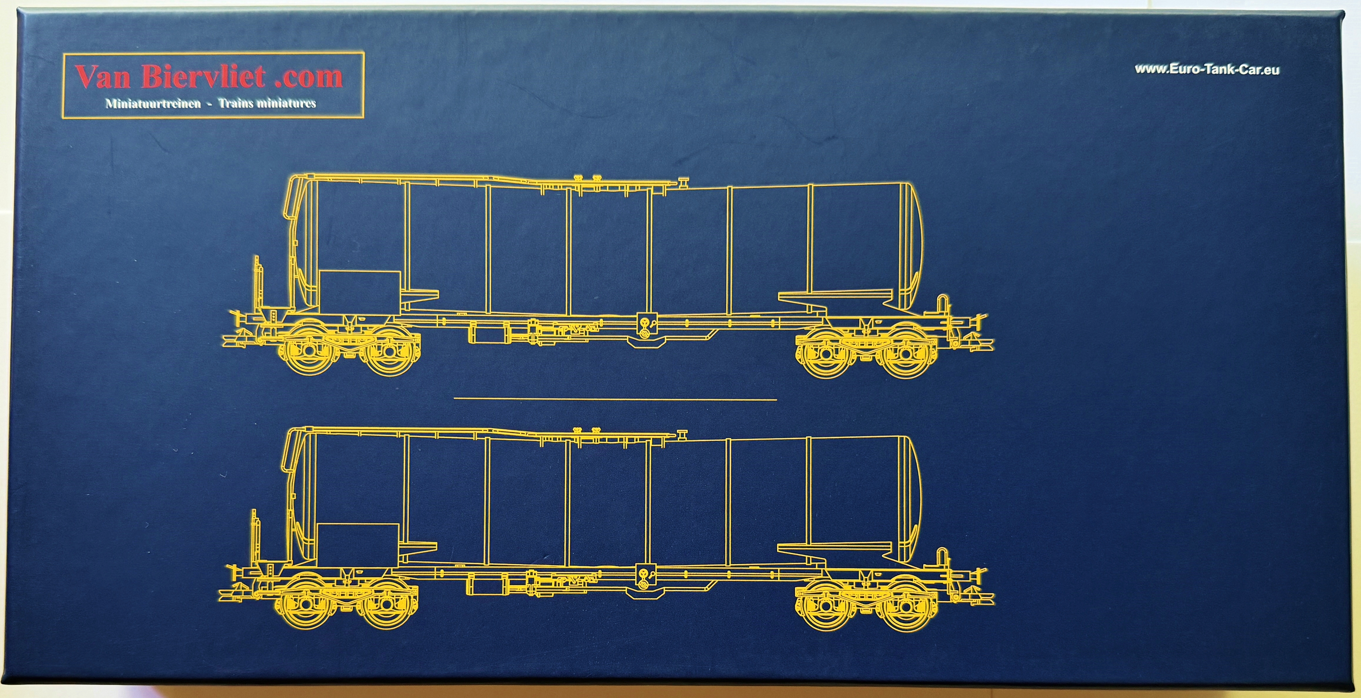 B-Models / Van Biervliet VB - 81075 Ketelwagenset 'GATX' in ovp