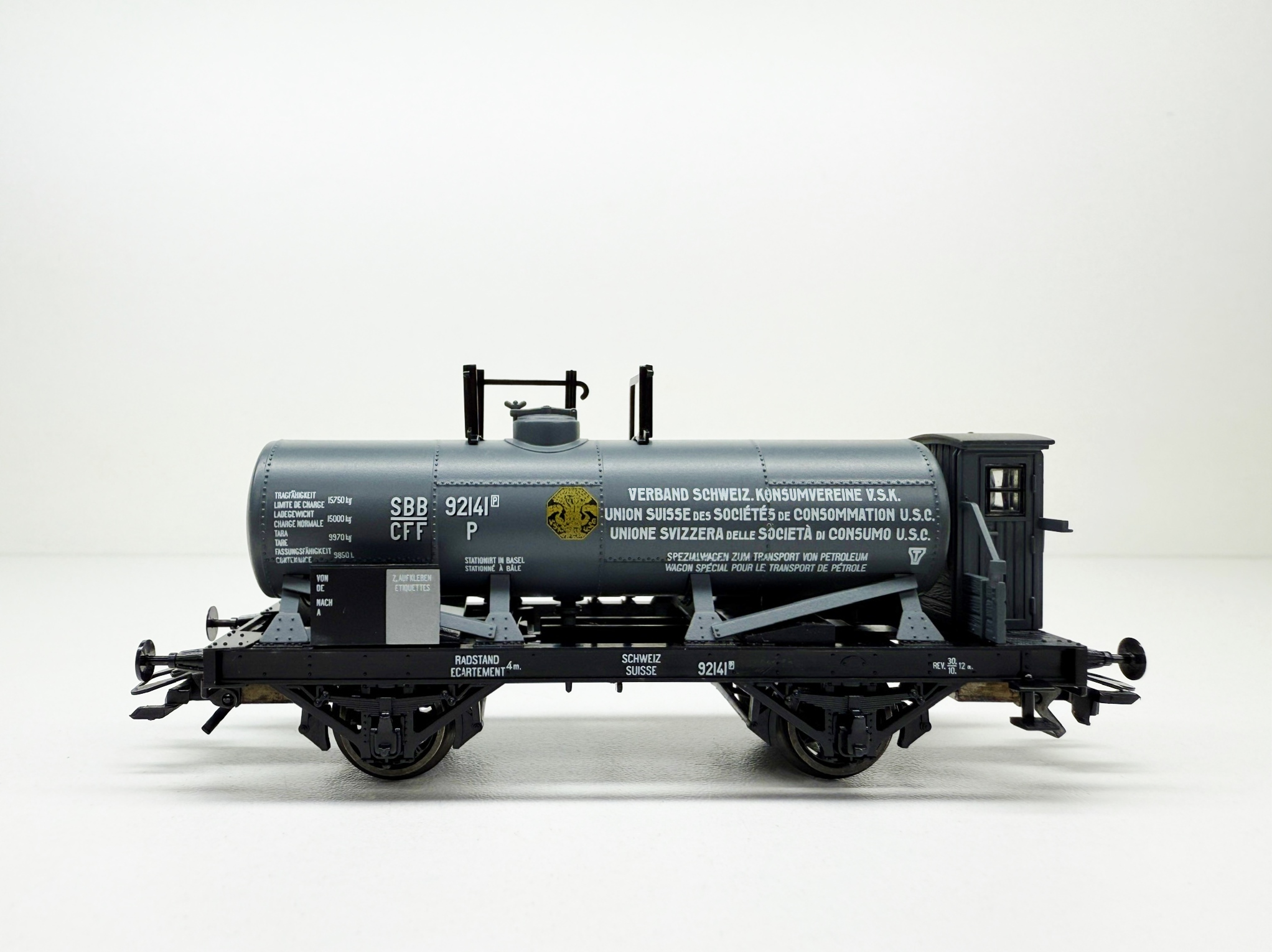 Trix 23892 Ketelwagen SBB-CFF in ovp