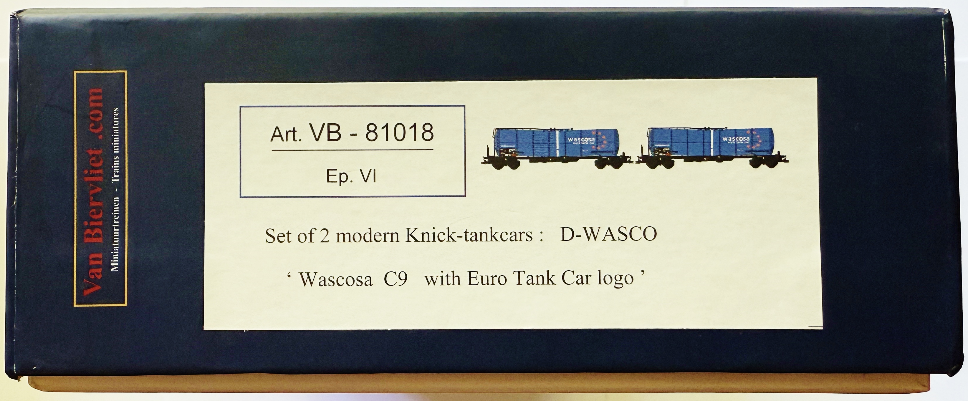 B-Models / Van Biervliet VB - 81018 Ketelwagenset 'Wascosa' in ovp