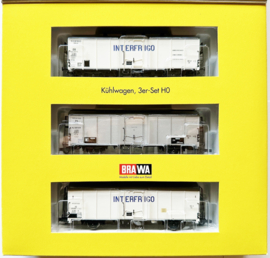 Brawa 2040 Koelwagenset DB/FS/NS in ovp