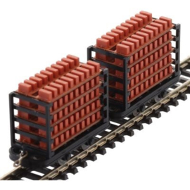 Busch 12203 Veldspoor steenwagons 2 stuks (H0f)