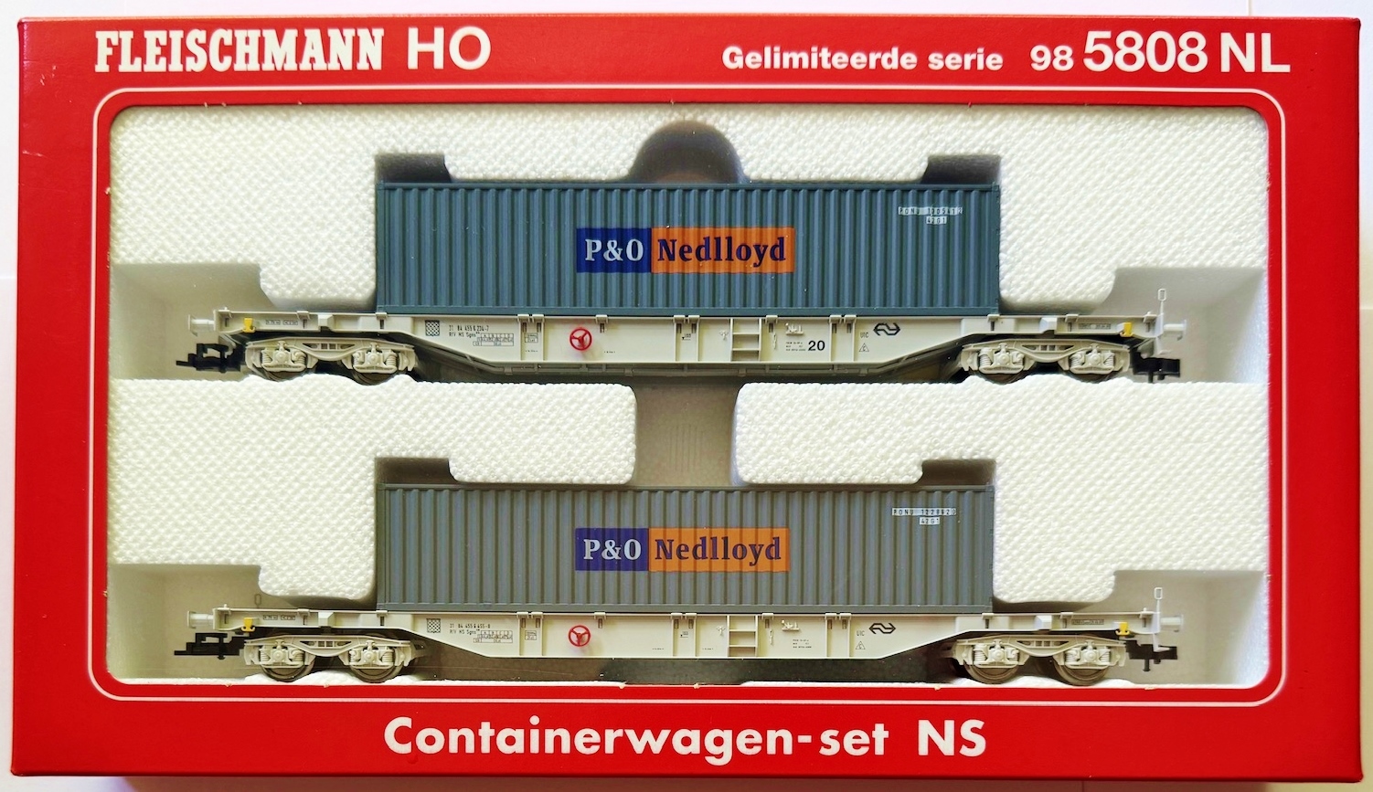 Fleischmann 98 5808 NL Wagenset NS in ovp
