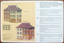 Faller 412 Dubbel pand reformhuis/rijschool
