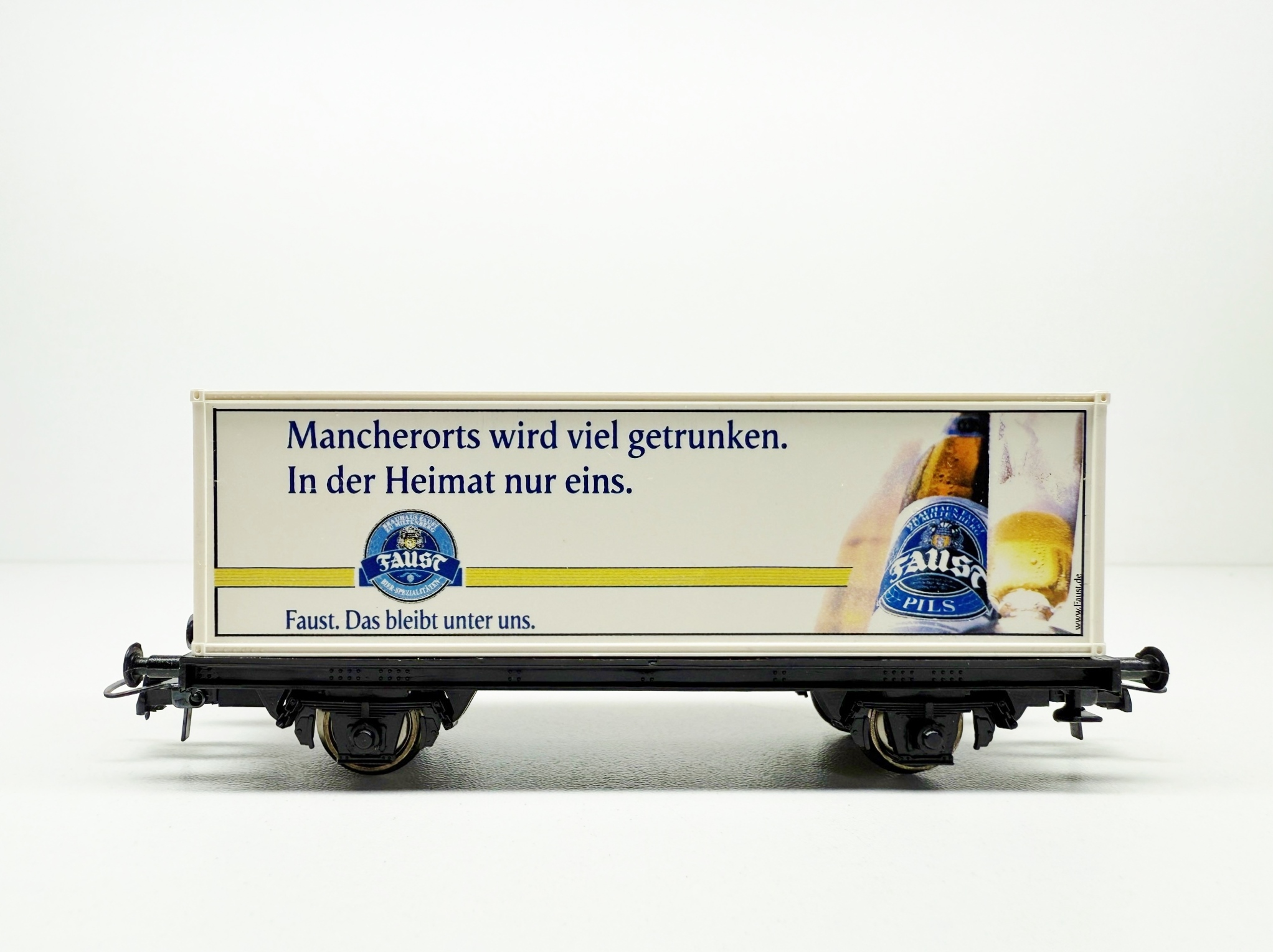 Roco Containerwagen 'Faust Pils' DB in ovp