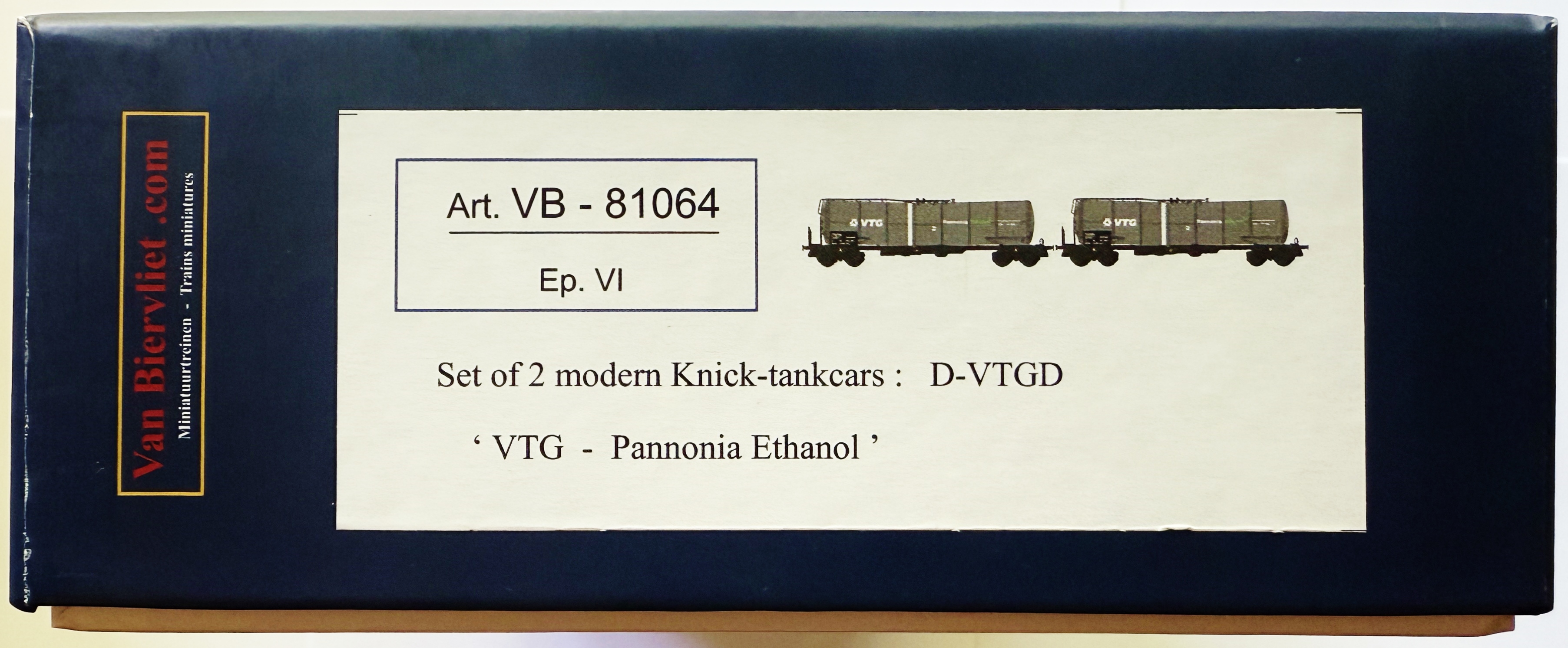 B-Models / Van Biervliet VB - 81064 Ketelwagenset 'VTG' in ovp