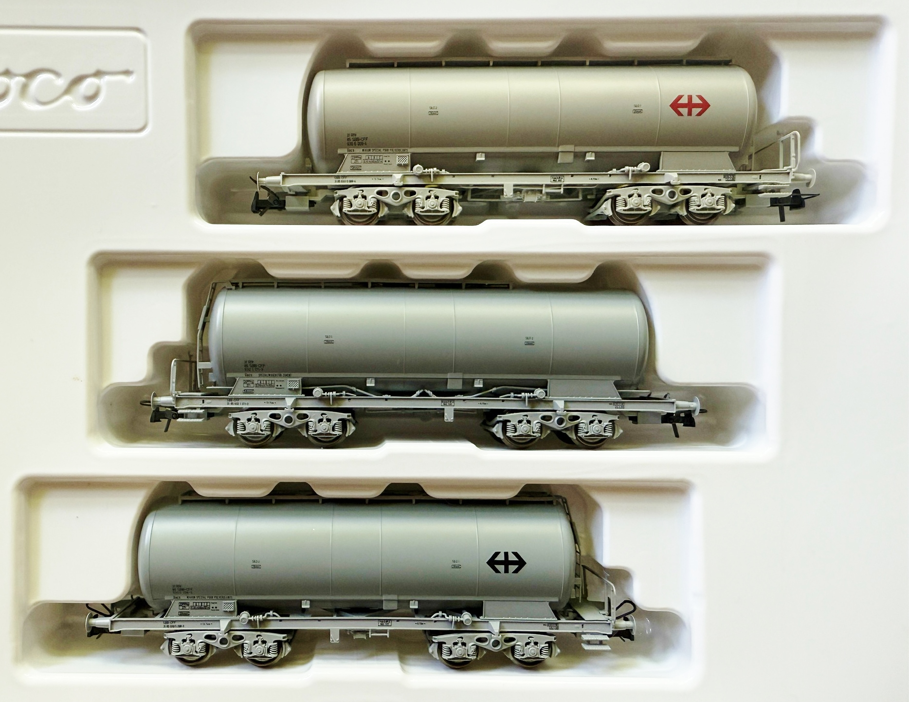 Roco 44070 Ketelwagenset SBB-CFF in ovp