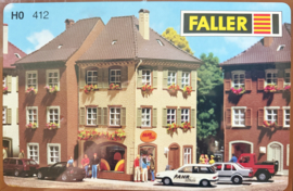 Faller 412 Dubbel pand reformhuis/rijschool