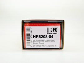 Rivarossi HR6208-04 Gesloten goederenwagen DB in ovp
