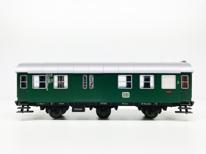 Wagon Voyageur 2ème Classe Fleischmann HO 5090 - Nür BD3yge - Excellent état - Occasion Vintage