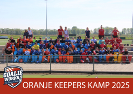 Oranjekeepers voorbereidingskamp  18-19-20 augustus 2025