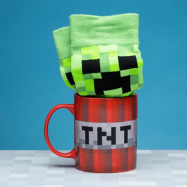 Minecraft mok met bijpassende sokken set