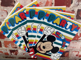 Mickey Mouse Uitnodigingskaarten