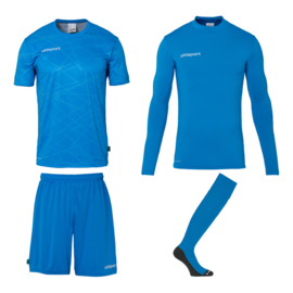 Uhlsport Prediction Goalkeeper Bundle fluo blue