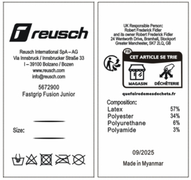 Reusch Fastgrip Fusion Junior