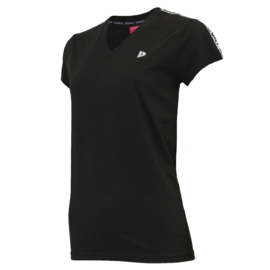 Donnay Dames - T-shirt Lois - Zwart