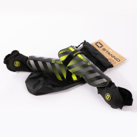 Stanno Liga IV Shin Guards Black-Neon Yellow