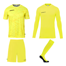 Uhlsport Prediction Goalkeeper Bundle fluo yellow / black