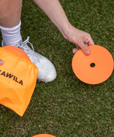 Cawila rubberen markeringschijf 10 Set | geel |  Ø15cm