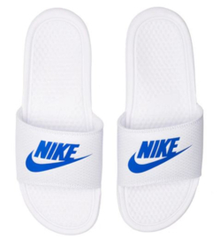 Nike Benassi "Just Do It" (White Varsity Royal)
