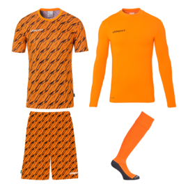 Uhlsport Progressive Goalkeeper Bundle Fluo Orange / Black