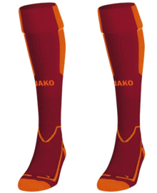 Jako Kousen Lazio Wijnrood/Fluo Oranje