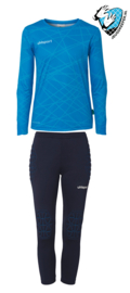 Uhlsport Prediction Goalkeeper Bundle junior fluo Blue