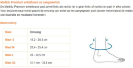 Dunimed Premium Enkelbrace Zwart