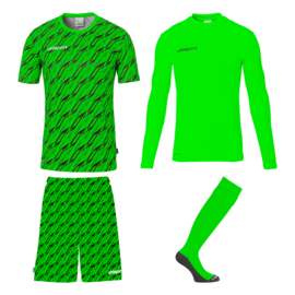 Uhlsport Progressive Goalkeeper Bundle Fluo Green / Black
