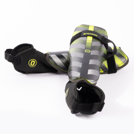 Stanno Liga IV Shin Guards Black-Neon Yellow