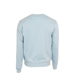 Donnay Heren - Fleece Crew Sweater Dean - Lichtblauw